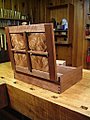 Box With Lid Open From Back Left